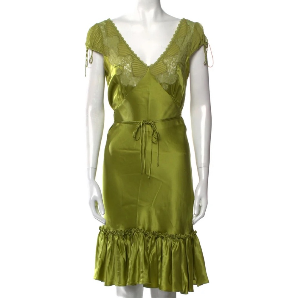 ISO Betsey Johnson Silk dress circa 1998, 1999, bias cut, mermaid, lace detail